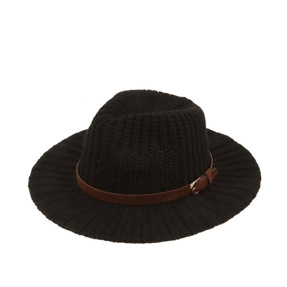 Cute!! Cute!! Oversized Knit Fedoras - Picture 3 of 7